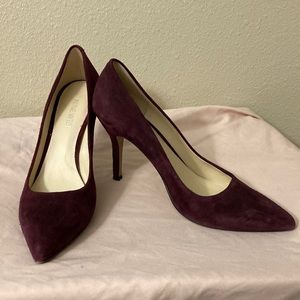 Nine West Wine Red Heels Sz 8 1/2